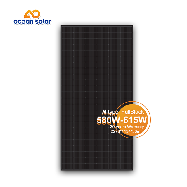 M10 Mono 580W-615W-Full Black Glass