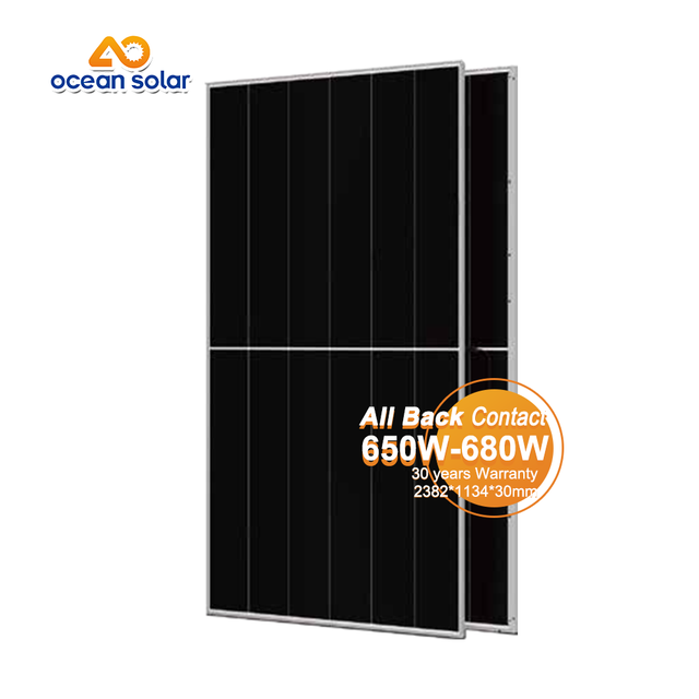 650W-680W All Back Contact Solar Panel
